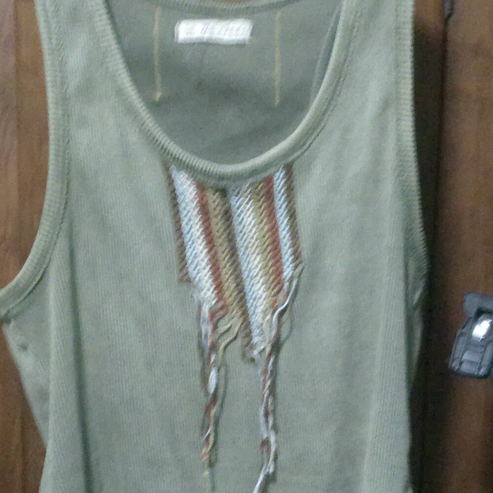 Free People Army Green Razerback